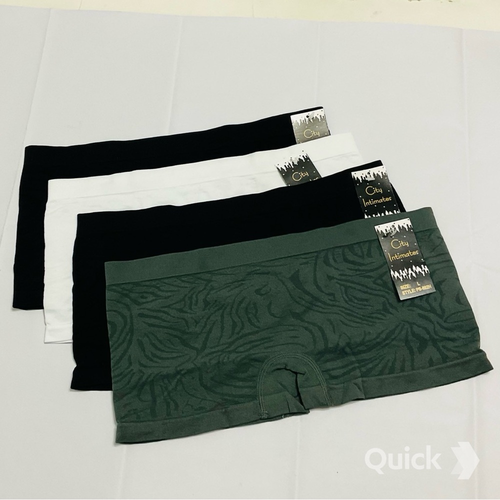 L - NWT 4 pieces Seamless Sport Shorties